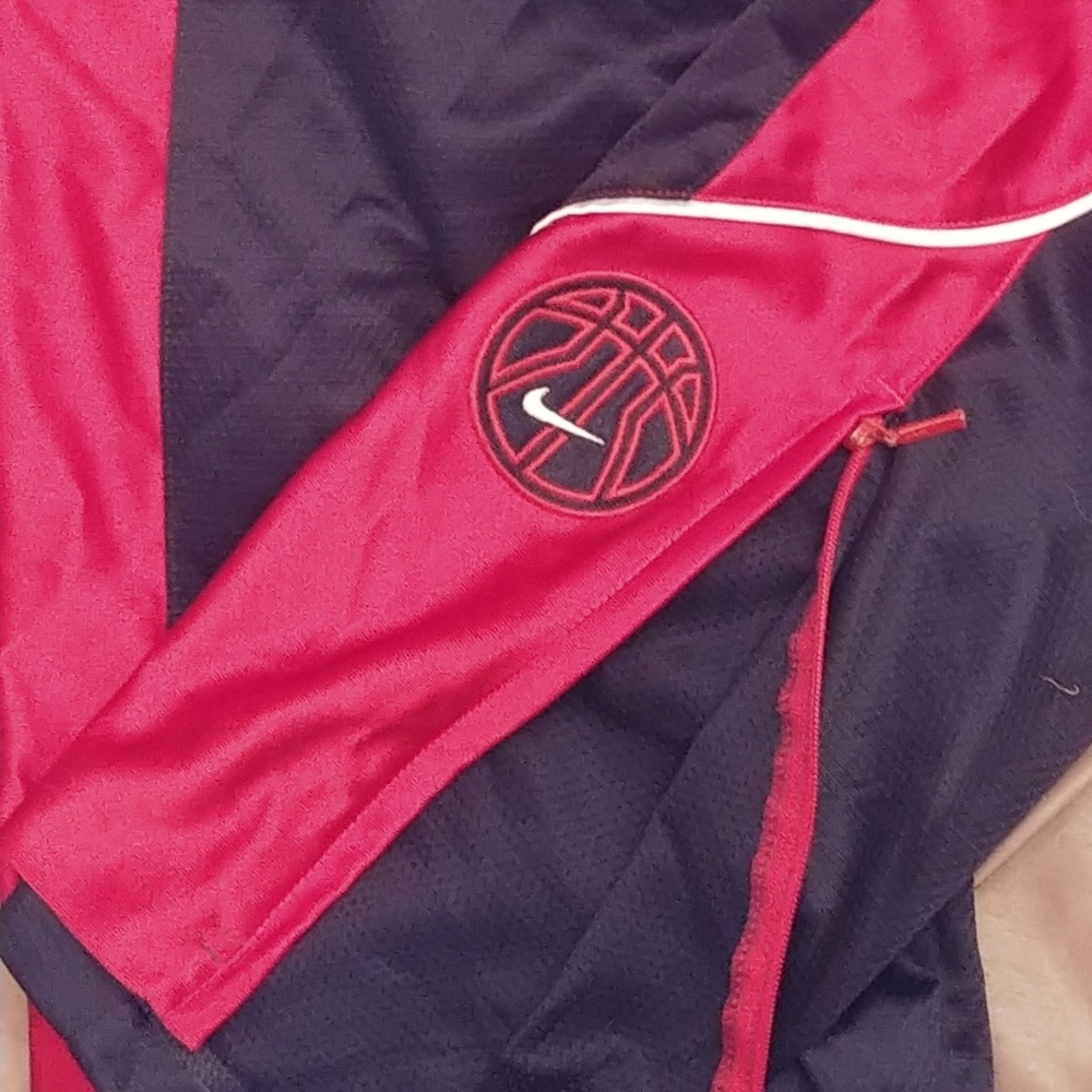 Boys NIKE basketball open hem zip bottom sweats